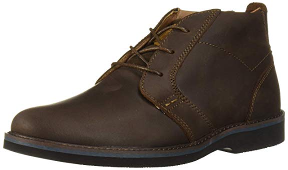 Nunn Bush Men's Bromley Plain Toe Chukka Boot Suede Leather with Comfort Gel and Memory Foam
