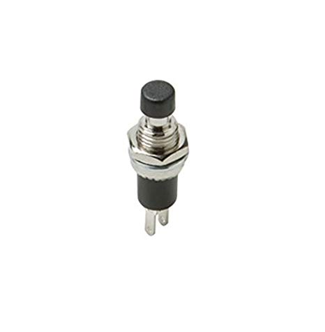 C&E CNE445231 Mini-Pushbutton Spst N/O Black