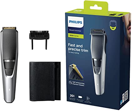 Philips BT3222/14 Beard Trimmer Series 3000, 20 Cutting Lengths