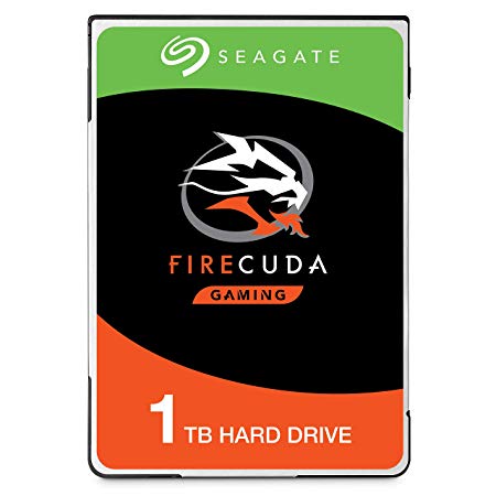 Seagate 1TB FireCuda Gaming SATA 6Gb/s Flash Accelerated (8GB) Performance Hard Drive - Frustration Free Packaging (ST1000LXZ15)