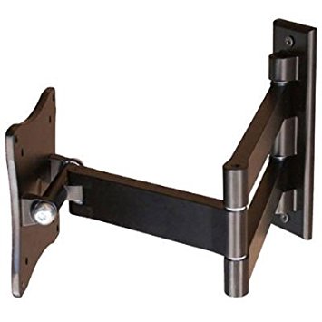 EZ Mounts - Full Motion Articulating/Swivel TV/ Computer Monitor Wall Mount Bracket with 70 Degree Tilt Up & Down fit for Any Size TV With Vesa 75mm & 100mm and Weights Less than 34Lbs Perfect for Corner Installations, Backyard and RV installations. Compatible with Akia, Element, Dell, RCA, Sony, Sharp, LG, Vizio, Panasonic, Westinghouse, Haier and all other Brands (LCD-101)