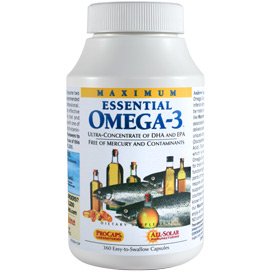 Maximum Essential Omega-3 - Unflavored 360 Capsules