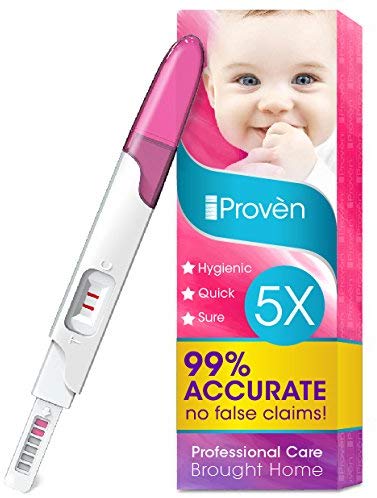 iProven One Step Pregnancy Test — Midstream Pregnancy Test Strips — 99% Accurate — Easy Do It Yourself Home Pregnancy Tests (DIY) — Trying to Conceive (TTC) — FMH-139 (5-Pack)