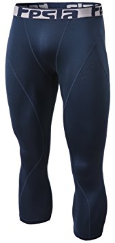 Tesla Men's Thermal Wintergear Compression Baselayer 3/4 Capri / Pants Leggings Tights YUP21 / YUC32 / YUP33 / P33 / P43