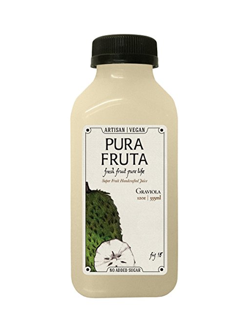 Pura Fruta Cold-Pressed Graviola / Soursop Juice 12oz (Pack of 6)