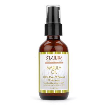 Shea Terra Organics  Marula Oil 100 pure and natural for all skin types 2 oz