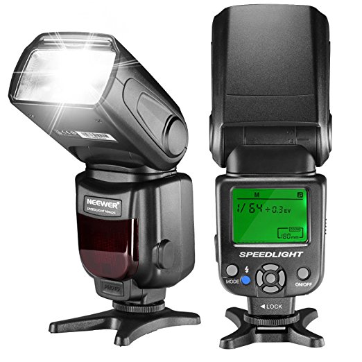 Neewer NW620(GN58) LCD Display Speedlite Flash for All DSLR Cameras with Standard Hot Shoe