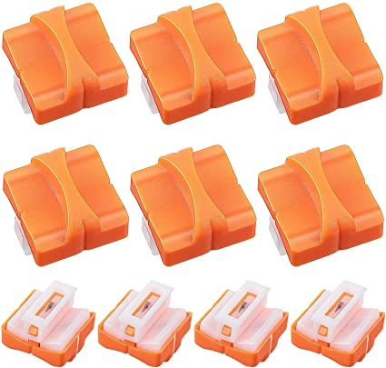 10 Pieces Paper Cutter Replacement Blade Paper Trimmer Replacement Blade Cutting Replacement Blades Paper Trimmer Blades Refill for A4 Black and White Paper Trimmer (Orange)