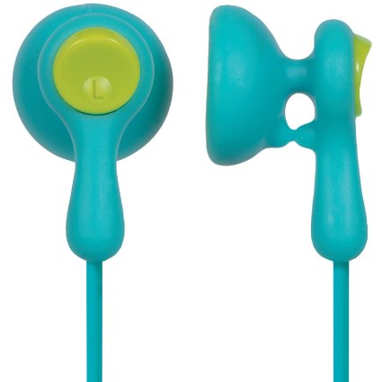 Panasonic RP-HV41-A Eardrops Stereo Earbud Style Earphones, Light Blue/Light Green (Discontinued by Manufacturer)