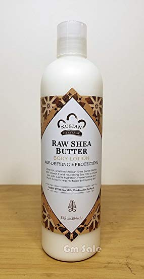 Nubian Heritage Body Lotion Raw Shea and Myrh (Pack of 2)