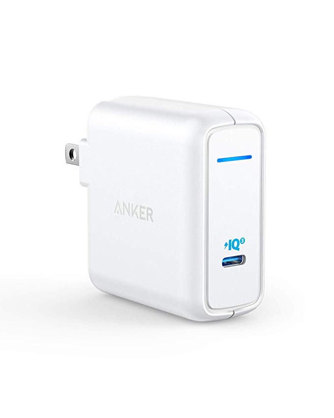 Anker 60W [PowerIQ 3.0 & GaN] Power Delivery USB C Charger, PowerPort Atom III 60W Ultra Compact Type C Charger for USB-C Laptops, MacBook Pro/Air, iPad Pro, iPhone XR/XS/Max/8, Galaxy, Pixel