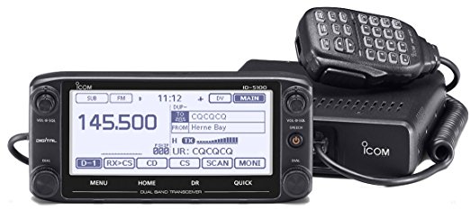 Icom ID-5100A DELUXE 144/440 Amateur Radio Mobile Transciver with Touch Screen, D-Star and Internal GPS
