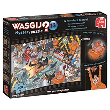Jumbo Wasgij Mystery 13 a Purrrfect Escape Jigsaw Puzzle (1000 Piece)