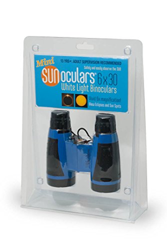 Sunoculars Mini (Blue) with 6x the magnification of eclipse glasses