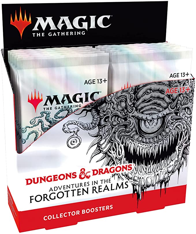 Magic: The Gathering Adventures in The Forgotten Realms Collector Booster Box, 12 Packs