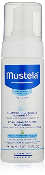 Mustela Foam Shampoo for Newborns, 5.1 oz.