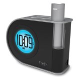 Timex T402BC Dual Charging INDIGLO Dual Alarm Clock with USB Charging Plus Removable Rechargeable Battery Pack