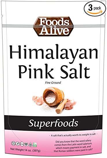 Foods Alive Himalayan Crystals, Culinary  Mineral Salt, 14-Ounce (Pack of 3)