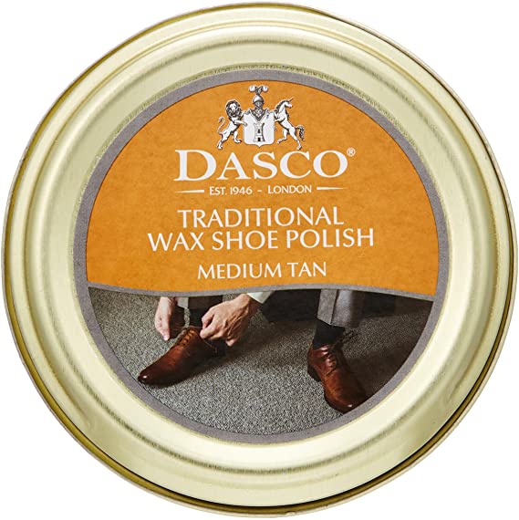Dasco Wax shoe polish - Tan
