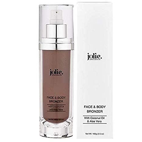 Jolie Face & Body Bronzer With Coconut Oil & Aloe Vera - Subtle Shimmer 100g