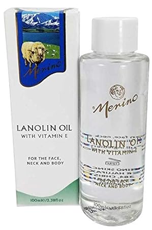 Face and Body Oil Lanolin and Vitamin E by Merino