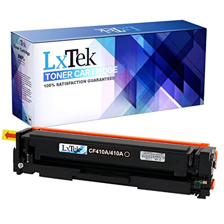 LxTeK Compatible Toner Cartridge Replacement Set For 410A (1 Black) CF410A For Use With Color LaserJet M452 M477 M452nw M452dw MFP M477fnw Printer