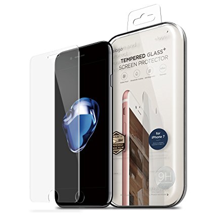 elago iPhone 7 [Tempered Glass  Screen Protector] - [Shatter Proof][Oleophobic Coating][Anti-fingerprint][9H Surface Hardness] – for iPhone 7