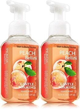 Bath & Body Works, Gentle Foaming Hand Soap, Peach Bellini (2-Pack)