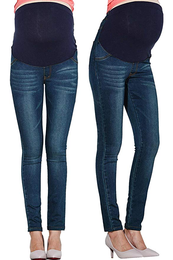Sweet Mommy Maternity Slim Fit Stretch Jeans Pants