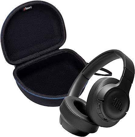 JBL Tune 760NC On Ear Wireless Noise Cancelling Headphone Bundle with gSport Case (Black)