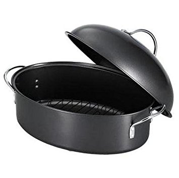 T-fal J11197 Specialty Nonstick 16 x 11 x 9.25-Inch Roaster with High Domed Lid