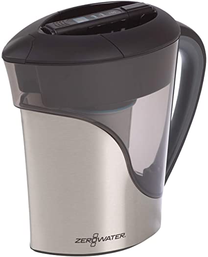 ZeroWater 11 Cup Water Filter Pitcher, Ready Pour Technology