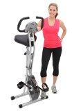Exerpeutic 1200 Folding Magnetic Upright Bike with Pulse