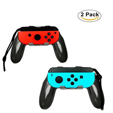 Nintendo Switch Joy-Con Grips { Set of 2 }, Walway Wear-resistant Controller Grips/ Joy-Con Handle/ Thumb Grips { L& R } for Nintendo Switch