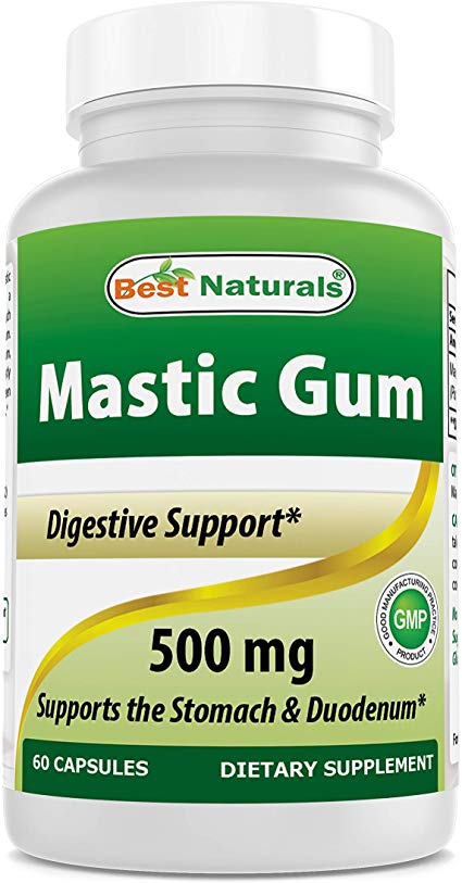 Best Naturals Mastic Gum 500 mg 60 Capsules