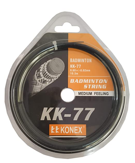 KONEX High Polymer Nylon Multifilament Badminton String (Black)