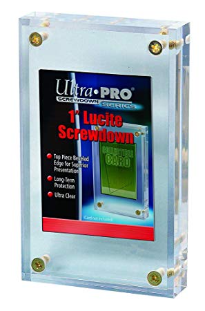 Ultra Pro 1” Thick Lucite Screwdown Trading Card Display