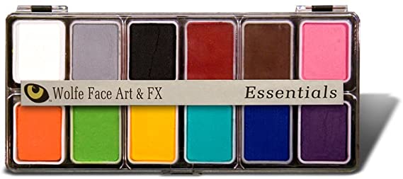 Wolfe FX, Face Art, and FX Essential Hydrocolor Makeup, 12 Color Pallete