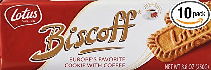 Lotus Biscoff Non GMO European Biscuit Cookies, 8.8 Ounce (Pack of 10)