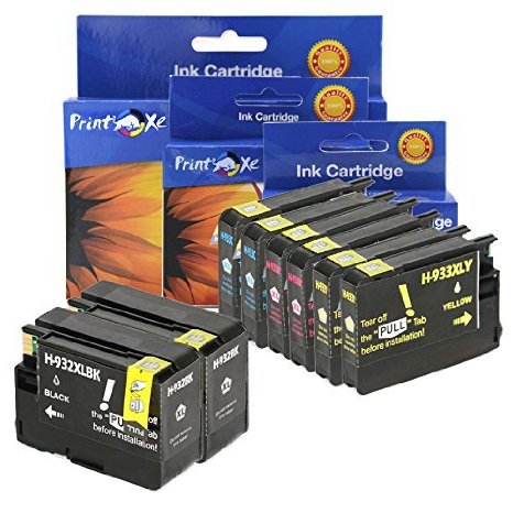 8 PK Ink Cartridges (2 Sets) Replacement for HP 932XL & 933XL (2 Black, 2 Cyan, 2 Magenta, 2 Yellow)
