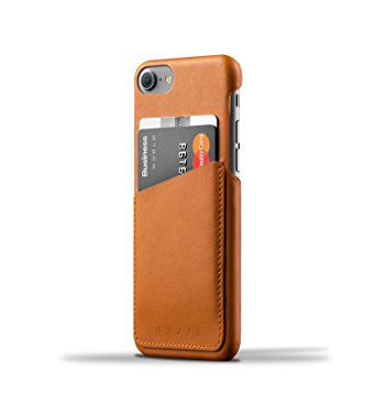 NEW Mujjo Leather Wallet Case for iPhone 7 (Tan)