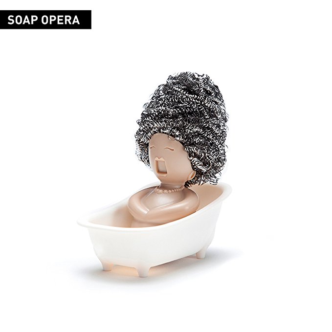SOAP OPERA Dish Scrubber Holder by Peleg Design