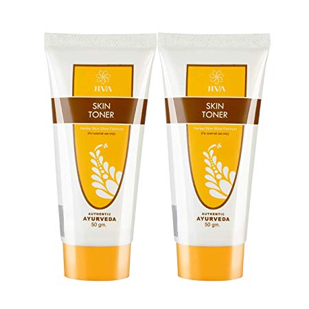 Jiva Ayurveda Skin Toner | Night Cream | Daily Pore Minimizing Toner | Pack of 2
