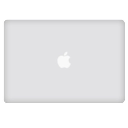 MacBook-Air-13-Hard-Case, RiverPanda Lightweight Ultra Slim Rubber Coated Hard Case Cover With Keyboard Skin for MacBook Air 13-Inch (A1369/A1466) - Clear
