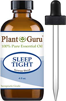 Sleep Tight Synergy Essential Oil Blend 4 oz 100% Pure Undiluted Therapeutic Grade. Good Night Aid, Relaxation, Depression, Stress, Anxiety Relief, Mood, Uplifting, Calming, Aromatherapy