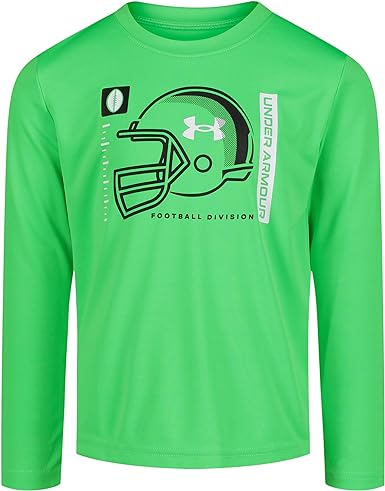 Under Armour Boys' Long Sleeve Shirt, Crewneck, Lightweight and Breathable