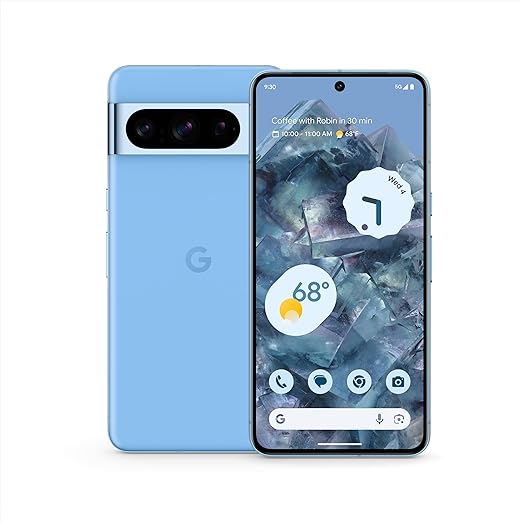 Google Pixel 8 Pro - Unlocked Android Smartphone with Telephoto Lens and Super Actua Display - 24-Hour Battery - Bay - 128 GB