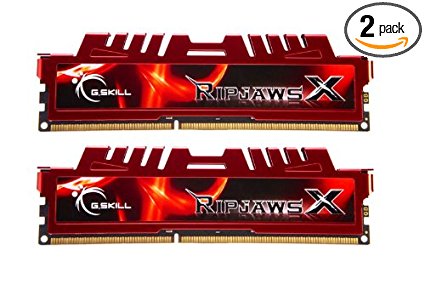 G.Skill Ripjaws X Series 16 GB (2 x 8 GB) 240-Pin DDR3 SDRAM Desktop Memory (1600 MHz, PC3 12800) F3-12800CL10D-16GBXL