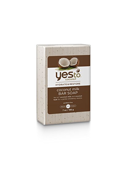 Yes to Coconut Hydrate and Restore Milk Bar Soap, Coconut, 7.0 Ounce