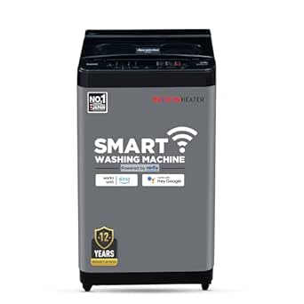 Panasonic 8 Kg Wifi Fully-Automatic Top Loading Smart Washing Machine (NA-F80CH3CRB, Charcoal Inox Grey, 2024 Model, Drynamic Spin)